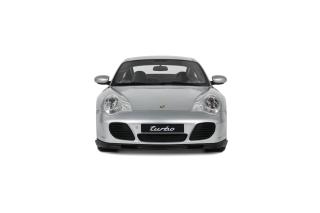 PORSCHE 911 [996.2] TURBO POLAR SILVER 2001 GT Spirit 1:18 Resinemodell (Türen, Motorhaube... nicht zu öffnen!)